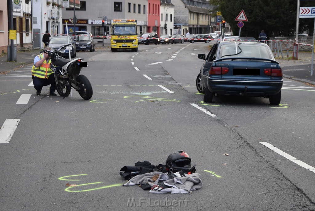 VU Krad PKW Koeln Duennwald Berlinerstr P105.JPG - Miklos Laubert